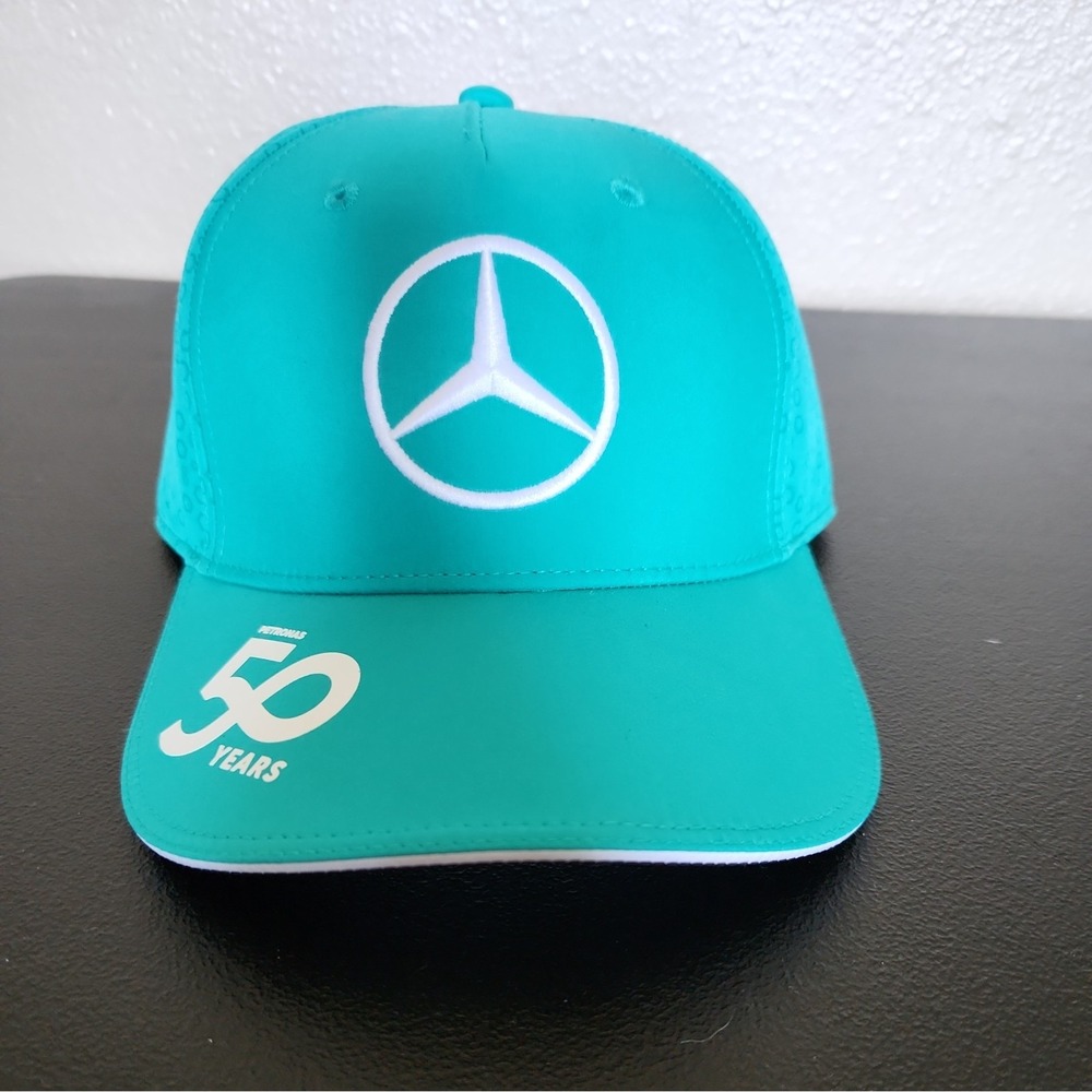 Mercedes AMG Petronas F1 Team 50 Years Baseball Hat Green